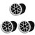 Wet Sounds Marine Zero Series White XZ Grill Boat Speaker Bundle (6) 8" COAX, Center Console, Bay Boat Upgrade