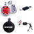 Memphis Audio MM84TW 8" A.T.A.C White Wake Tower Speakers & 800W MX800.4 4-Ch Marine Amp RGB IP66 Bundle