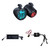 Memphis Audio MX63PS 6.5" A.T.A.C Black Bar Mount Speakers & 400W MX400.4 4-Ch Marine Amp RGB IP66 Bundle