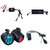 Memphis Audio UTV Audio Bundle SBT2 Bluetooth, MX63PS 6.5" A.T.A.C Black Bar Mount Speakers, MX400.4 4-Ch Marine Amp RGB IP66 Bundle