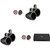 Kicker 8" Black Wake Tower LED Marine Speakers 2-Pair with 800 Watt Marine Amplifier