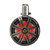 Kicker 8" Black Wake Tower KMTC8 LED Marine Speakers 2-Pair with 800 Watt Marine Amplifier