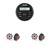Kicker Marine Audio Bundle 6.5" LED Speakers KM65 RGB 4 Pack with Bluetooth Marine Stereo Receiver Pontoon Boat Sound System Upgrade