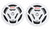 JVC 6.5" Marine Speakers 4 Pack Coaxial Boat Speakers White Grille Pontoon Marine Audio System Upgrade