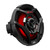 JVC 6.5" Marine Speakers 6 Pack RGB LED Coaxial Boat Speakers Black Grille Pontoon Marine Audio System Upgrade