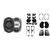Cicada 6x9" CHX Pro Coaxial Horn 4Ω with 24CHDLID Lid Cut-in Kit for 24+ HD Touring