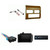 Chevrolet GMC CK Truck 88-94 Alpine UTE-83BT Single Din Radio Bundle Brown Dash includes pocket