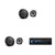 Alpine UTE-83BT Single Din Source Unit w/ KFC-1366S 5 1/4" 2-Way Coaxial Speakers - 2 Pair Bundle