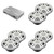 Hertz Marine Audio System – HMX White 6.5" Speakers (6 Total) RGB LED & Venezia 6-Channel Amplifier – Complete Pontoon & Center Console Boat Upgrade