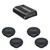 Hertz Marine Audio System – HEX Black 6.5" Speakers (4 Total) & SP-4.500 4 Ch. Marine Amplifier  – Complete Pontoon & Center Console Boat Upgrade