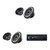 Alpine UTE-83BT Bluetooth Receiver & JL Audio ( 2 Pairs ) C2-650X 6.5" Speakers