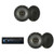 Alpine UTE-83BT Bluetooth Receiver & ( 2 Pair ) Kicker KSC 6.5" Speakers