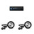 Alpine UTE-83BT Mech-less Digital Bluetooth Media Receiver with 2 Paisr Alpine S2-S80C Type S 8" Component Speakers