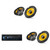 Alpine UTE-83BT Bluetooth Receiver & (2 Pair) JL Audio C1-650X 6.5" Speakers