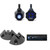 Alpine SPV-65RGB-CAN 6.5” Cage-Mounted Universal Weather-Resistant Coaxial RGB LED Speaker Pods w/ KTE-65CAN-SM Surface Mounts & UTE-83BT Source Unit