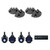 Alpine (2 pair ) SPV-65RGB-CAN 6.5” Cage-Mounted Universal Weather-Resistant Coaxial RGB LED Speaker Pods w/ KTE-65CAN-SM Surface Mounts & UTE-83BT Source Unit