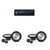 Alpine UTE-83BT Mech-less Digital Bluetooth Media Receiver with 2 Pairs Alpine S2-S65C Type S 6.5" Component Speakers