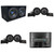 ATG Transcend 2750W 5-Channel Amplifier + 12" Loaded Bass Enclosure + Two Pair of 6.5" Two Way Component Car Speakers
