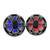 MTX MA65C-B - Marine 6.5” 85-Watt RMS 4Ω Coaxial Speaker Pair IP-67 Rated Black with RGB Lighting and Customizable Grille