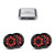 Rockford Fosgate M1 6.5" Marine Speakers Black (4 Total) + PM400X4 Amplifier – Boat Audio System for Pontoon & Center Console Upgrade
