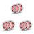 Rockford Fosgate M1-8 RGB LED 8" Marine Speakers (6 Pack) White – 2-Way Coaxial Boat Speakers Pontoon & Center Console Audio Upgrade