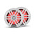 Rockford Fosgate M1-8 RGB LED 8" Marine Speakers (6 Pack) White – 2-Way Coaxial Boat Speakers Pontoon & Center Console Audio Upgrade