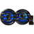 Kenwood KFC-1673MRBL 6.5" LED Marine Speakers Black (4 Pack) 2-Way Coaxial – Pontoon & Center Console Boat Speaker Upgrade System