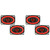 Cerwin Vega V46 - Two Pairs Of Vega-Series V46 4x6-Inch (100x160mm) Coaxial Speakers, 4-Ohm (2 Pairs)