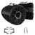 Wet Sounds REV 10 HD 10" Horn Loaded Compression Driver Tower Speakers with XZ Grills & Stainless Swivel Base Mount, 300 Watts RMS, Black, Pair with Wet Sounds POLISHED Centurion Gladiator brackets