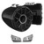 Wet Sounds REV 12 HD 12" Horn Loaded Compression Driver Tower Speakers with XZ Grills & Stainless Swivel Base Mount, 400 Watts RMS, Black, Pair with Wet Sounds Lower brackets for Nautique FC5 Tower