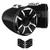 Wet Sounds REV 12 HD 12" Horn Loaded Compression Driver Tower Speakers with XS Grills & Stainless Swivel Base Mount, 400 Watts RMS, Black, Pair with Wet Sounds REV 10 adaptor for Malibu X Tower lower mount