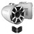 Wet Sounds REV 12 HD 12" Horn Loaded Compression Driver Tower Speakers with XS Grills & Stainless Swivel Base Mount, 400 Watts RMS, White, Pair with Wet Sounds REV 10 adaptor for Malibu X Tower lower mount