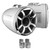 Wet Sounds REV 12 HD 12" Horn Loaded Compression Driver Tower Speakers with XS Grills & Stainless Swivel Base Mount, 400 Watts RMS, White, Pair with Wet Sounds ADP-NAUTIQUE-G Tower Speaker Brackets For The Upper Brackets For Nautique G Tower