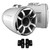 Wet Sounds REV 12 HD 12" Horn Loaded Compression Driver Tower Speakers with XS Grills & Stainless Swivel Base Mount, 400 Watts RMS, White, Pair with Wet Sounds BLACK Centurion Gladiator brackets