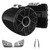 Wet Sounds REV 10 HD 10" Horn Loaded Compression Driver Tower Speakers with XZ Grills & Stainless Swivel Base Mount, 300 Watts RMS, Black, Pair with Wet Sounds Lower brackets for Nautique FC5 Tower