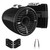 Wet Sounds REV 10 HD 10" Horn Loaded Compression Driver Tower Speakers with XW Grills & Stainless Swivel Base Mount, 300 Watts RMS, Black, Pair with Wet Sounds REV 10 adaptor for Malibu X Tower lower mount