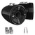 Wet Sounds REV 10 HD 10" Horn Loaded Compression Driver Tower Speakers with XW Grills & Stainless Swivel Base Mount, 300 Watts RMS, Black, Pair with Wet Sounds ADP-NAUTIQUE-G Tower Speaker Brackets For The Upper Brackets For Nautique G Tower