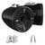 Wet Sounds REV 10 HD 10" Horn Loaded Compression Driver Tower Speakers with XW Grills & Stainless Swivel Base Mount, 300 Watts RMS, Black, Pair with Wet Sounds Supra FxONE Upper Tower Adapter Brackets W/ Bead Blast Finish