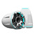 Wet Sounds REV 12 HD 12" Horn Loaded Compression Driver Tower Speakers with XZ Grills & Stainless Swivel Base Mount, 400 Watts RMS, White, Pair with Wet Sounds Tower Speaker Brackets for the Centurion Maximus Tower-Black Powder Coated