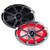 Memphis Audio 6x9 LED Marine Coaxial Speakers - 1 Pair (2 Units) - OEM Upgrade Pack MXA69L With Metal Gray Grilles