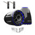 Wet Sounds REV 12 HD 12" Horn Loaded Compression Driver Tower Speakers with XZ Grills & X Mount, 400 Watts RMS, BLACK, Pair with Wet Sounds POLISHED Malibu G3 Speaker mount - Single