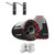 Wet Sounds REV 10 HD 10" Horn Loaded Compression Driver Tower Speakers with XZ Grills & X Mount, 400 Watts RMS, BLACK, Pair with Wet Sounds Supra FxONE Upper Tower Adapter Brackets W/ Bead Blast Finish