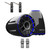 Wet Sounds REV 12 HD 12" Horn Loaded Compression Driver Tower Speakers with XZ Grills & X Mount, 400 Watts RMS, BLACK, Pair with Wet Sounds Upper brackets for Nautique FC5 Tower