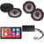 Alpine iLX-407 7-Inch Multimedia Receiver Apple Carplay and Android Auto & A Pair Alpine SXE-1726S 6.5" Coax, SXE-6926S 6x9 Coax & Power Pack