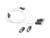 JL Audio Marine 3-Zone Amp Install Kit – (3) XMD-WHTAIC2-3 RCA Interconnects + XMD-PCS30A-1-L12 4AWG Power Kit – DIY Multi Channel Boat Audio Wiring Bundle