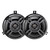 MB Quart JS1-216JK - Jeep Wrangler JK 2007-2018 Convertible Speaker Upgrade with Tweeter Mounts