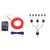 Marine Amplifier Install Kit – 8 Gauge Power Wiring Kit with 6-Channel RCA Cable – DIY Boat Audio Upgrade for Clean Power & Signal, 3-Zone Ready System