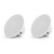 JL Audio M6 7.7" Marine Speaker Upgrade – White Luxe Speakers (1 Pair / 2 Speakers) – Yacht Zone Expansion for Helm, Cockpit & Aft Deck Audio