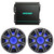 Kicker Marine Subwoofer & Amp Bundle – Dual 10" 51MWE104 Subwoofers + 48KMA8001 Mono Amplifier – DIY Boat Audio Bass Upgrade for Pontoon, Center Console & Wake Boats