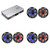MTX Marine 8" Speaker & 6-Channel Amp Bundle – (3 Pair) MA8C-B Coaxial Speakers + MA900.6 Amplifier – DIY Pontoon, Tritoon & Wake Boat Audio Upgrade System